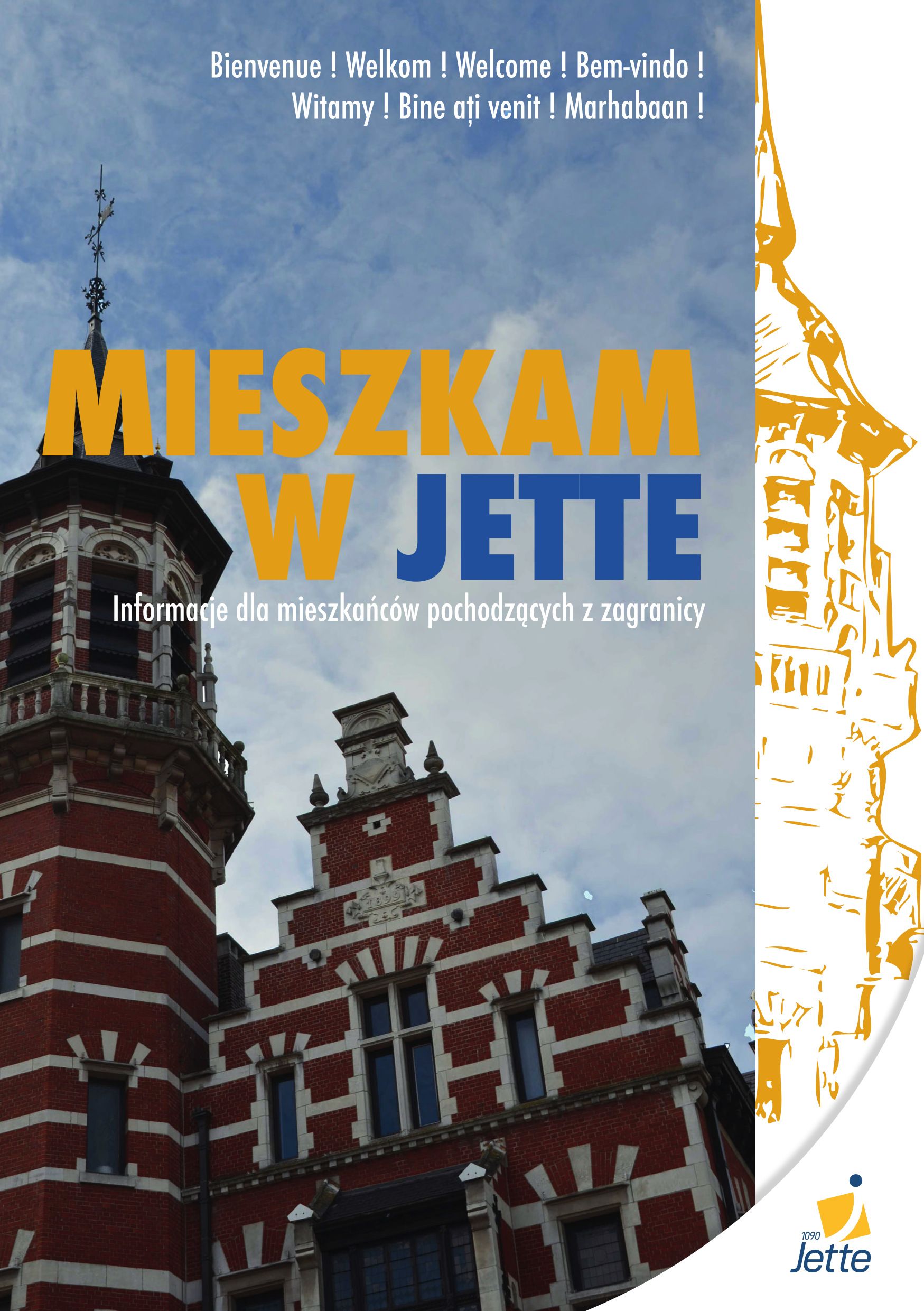 couverture de la brochure 'Je vis à Jette' en polonais