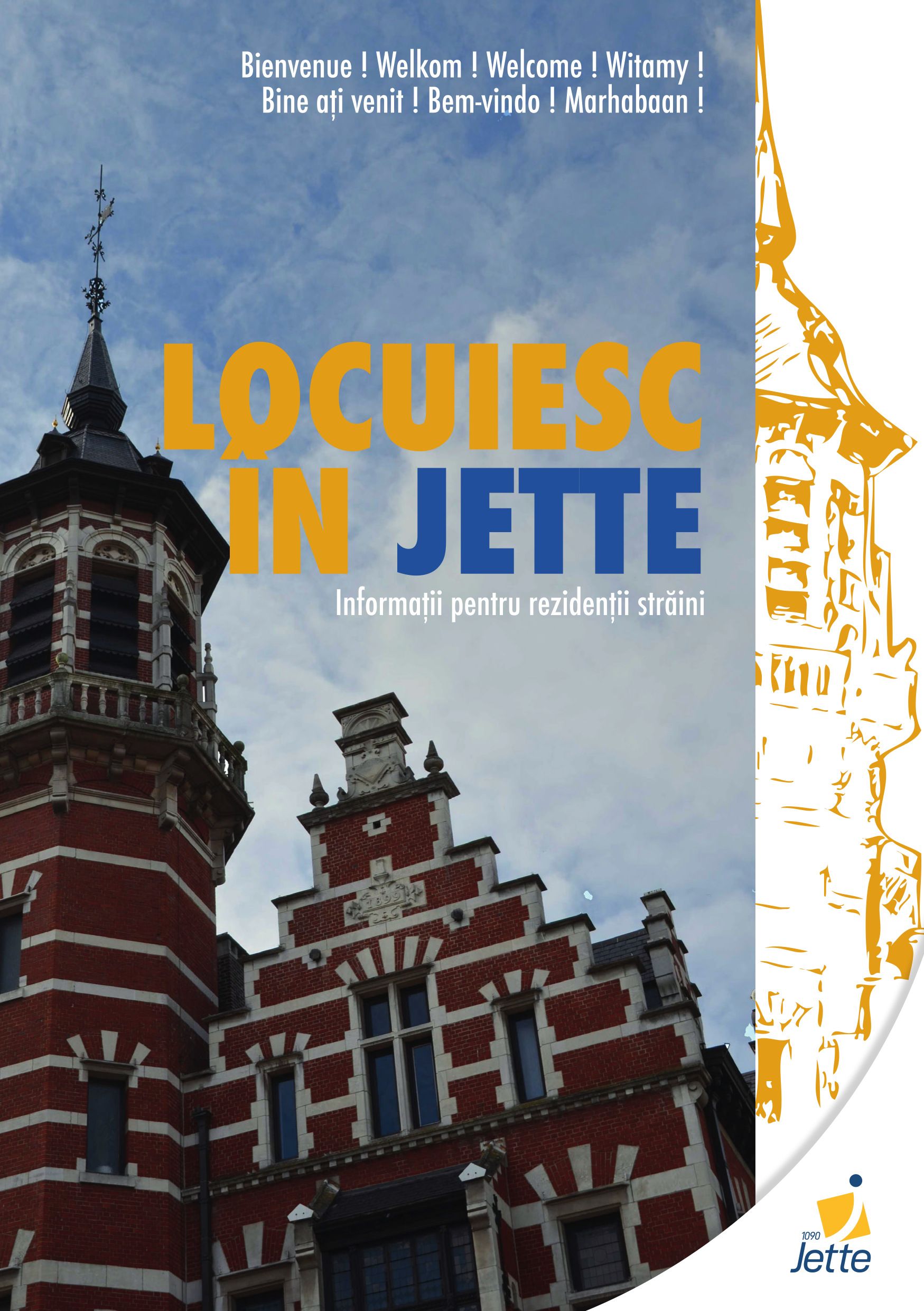 Couverture de la brochure 'Je vis à Jette' en roumain